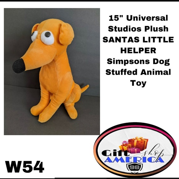 santa's little helper stuffed animal